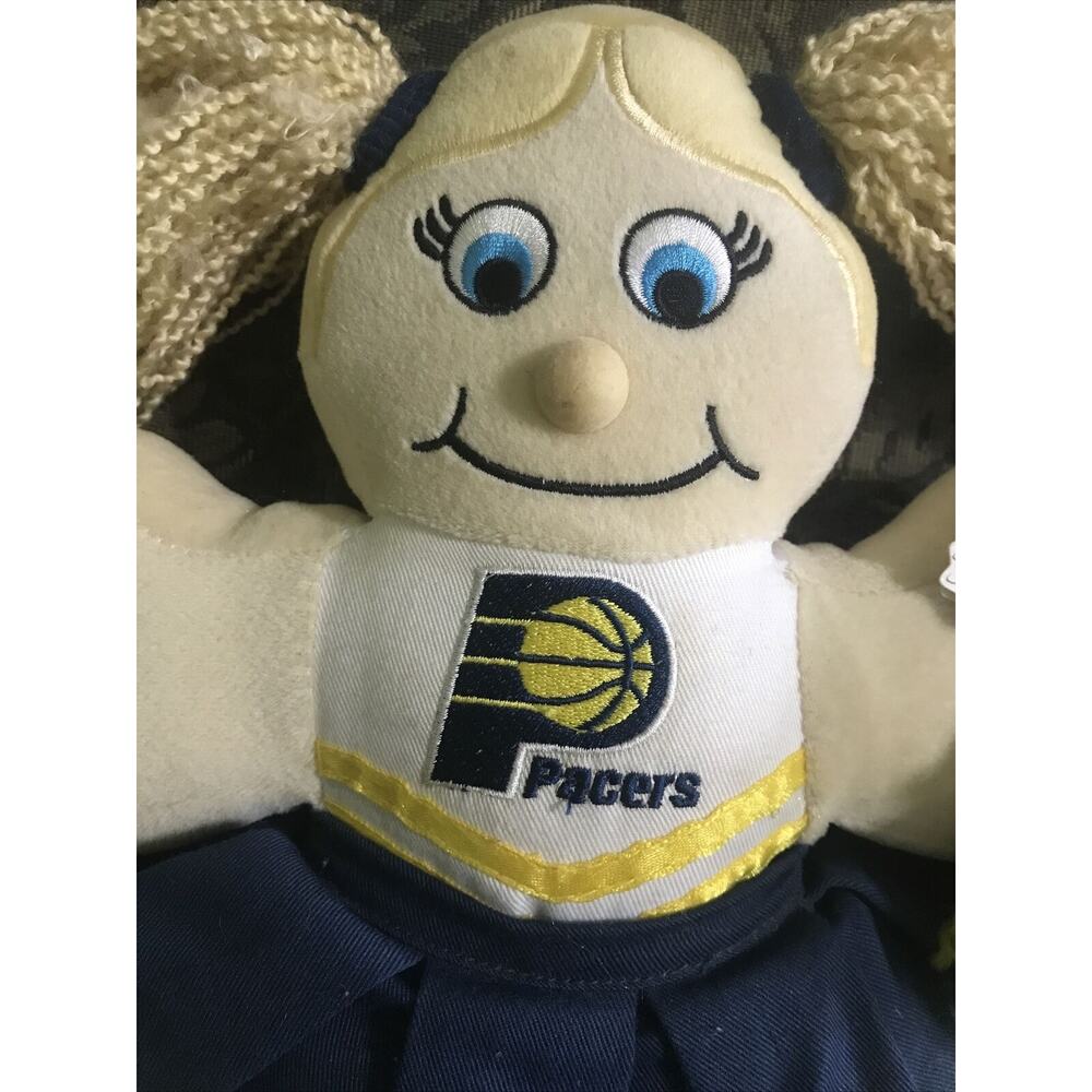 Jumpin Beans Pacers NBA Cheerleader Plush Doll 12" Tall Collectible Team - Picture 3 of 8